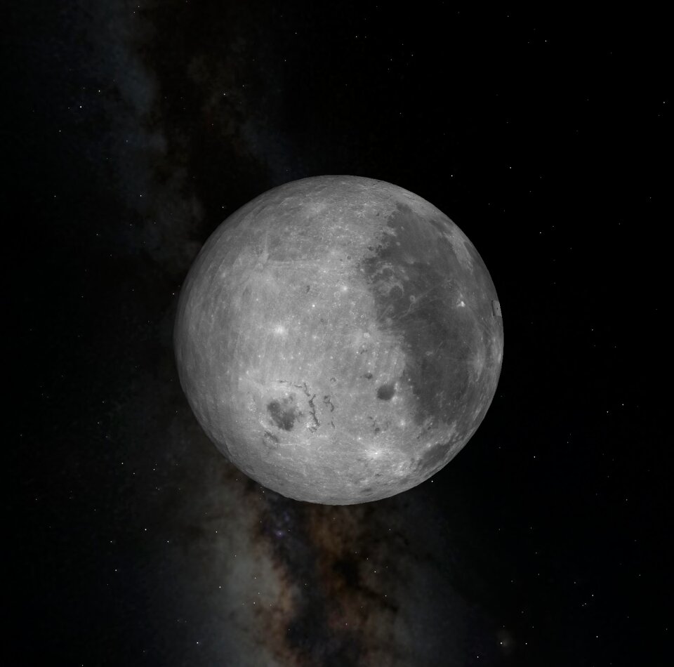 Astronomy moon sky