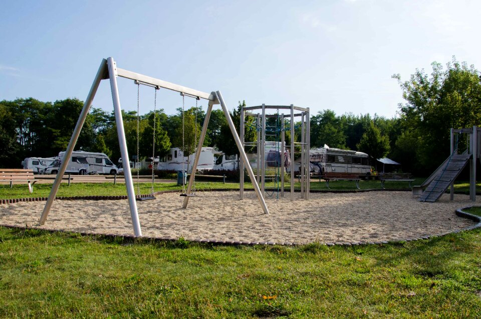 Mobile home camping outdoor