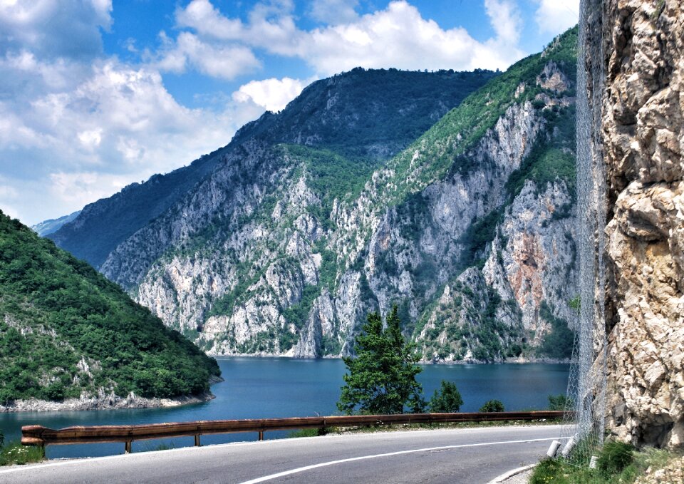 Sky landscape road