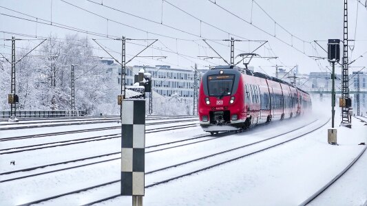 Train station wire photo