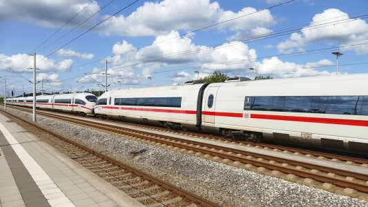 Train railway transport system