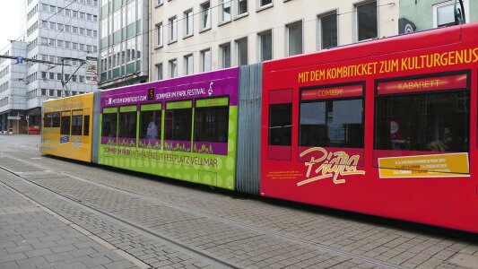 Train travel with the tram
