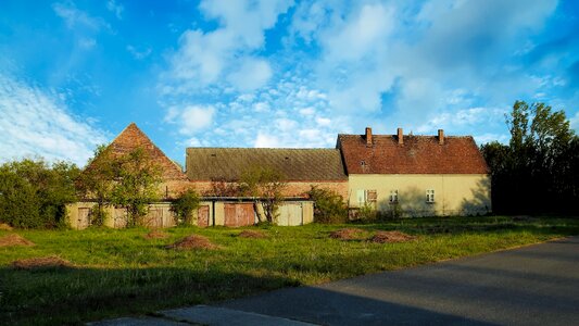 Abandoned architecture house photo