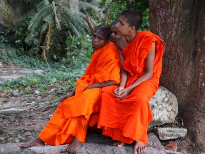 At the court of barefoot monk photo