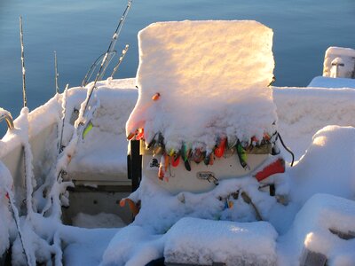 Frozen outdoors cold