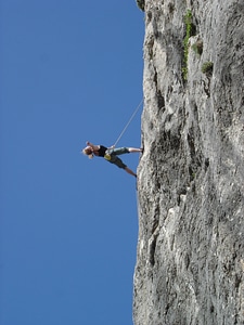 Rope sport climbing rope
