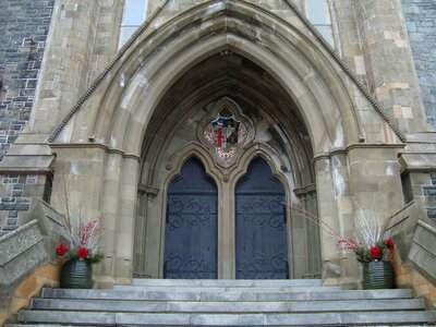 Church gothic entrance