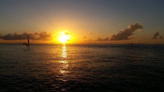 Dawn florida sailing boat photo