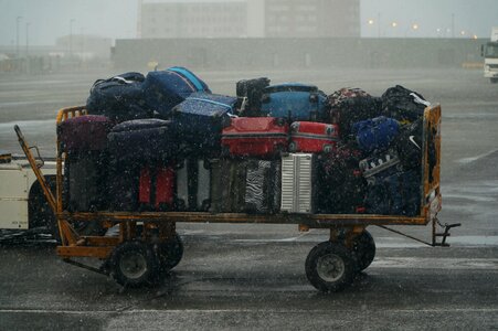 Luggage storm air transport