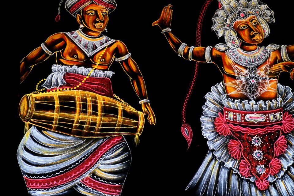 The tradition of the style of the country sri lanka