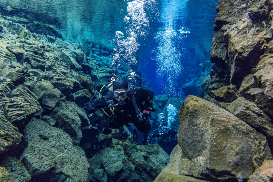 Ocean divers lung travel