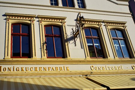 Facade building historic center photo