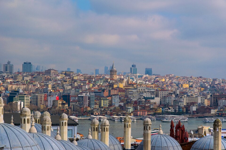 Istanbul mosque galata tower