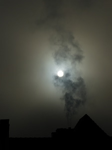 Slurry sun blacked out