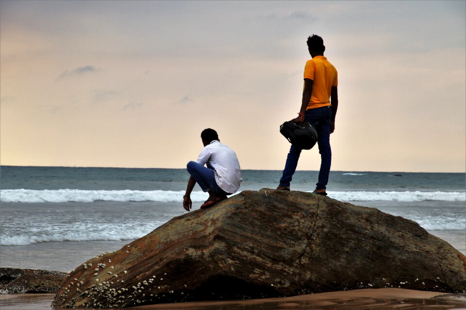 Beach sri lanka characters