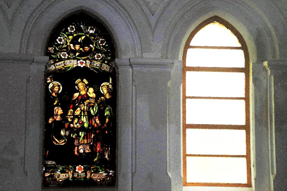 The gothic window old