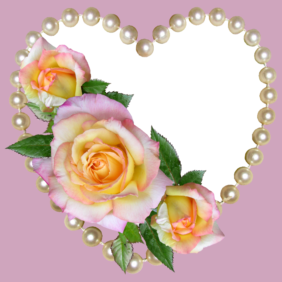 Frame border heart
