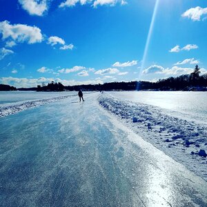 Nature coastal ice