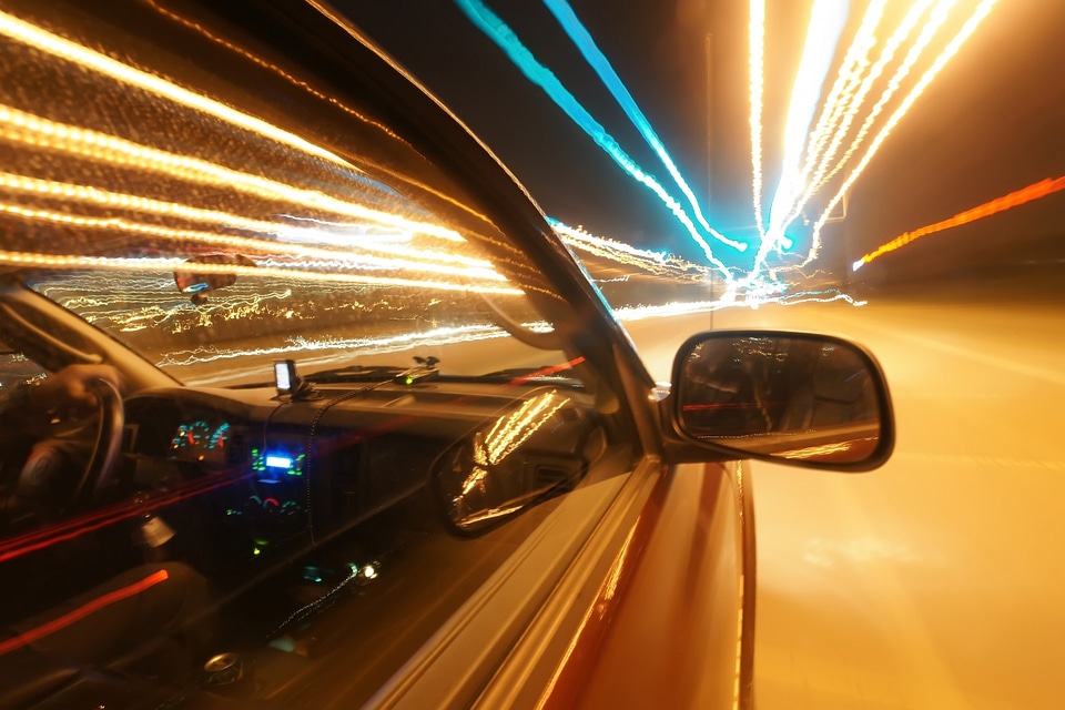 Automobile background blur