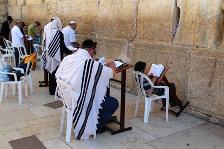 The wailing wall the jews religion photo