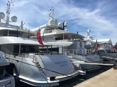 Sea yacht harbour