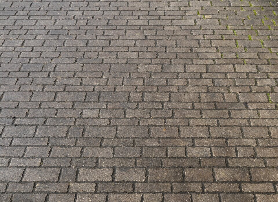 Concrete blocks paved background