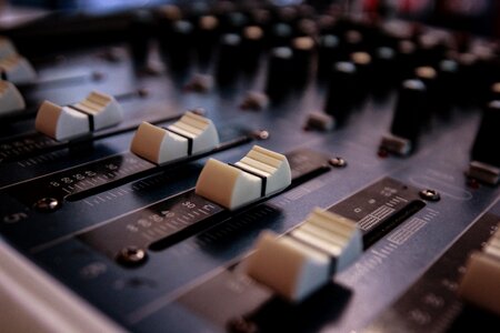 Equipment music mixer photo