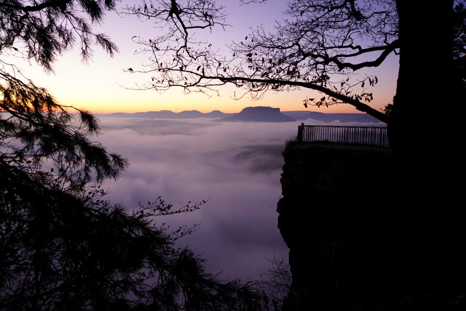 Waters landscape bastei