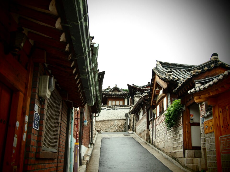 Street outdoors hanok