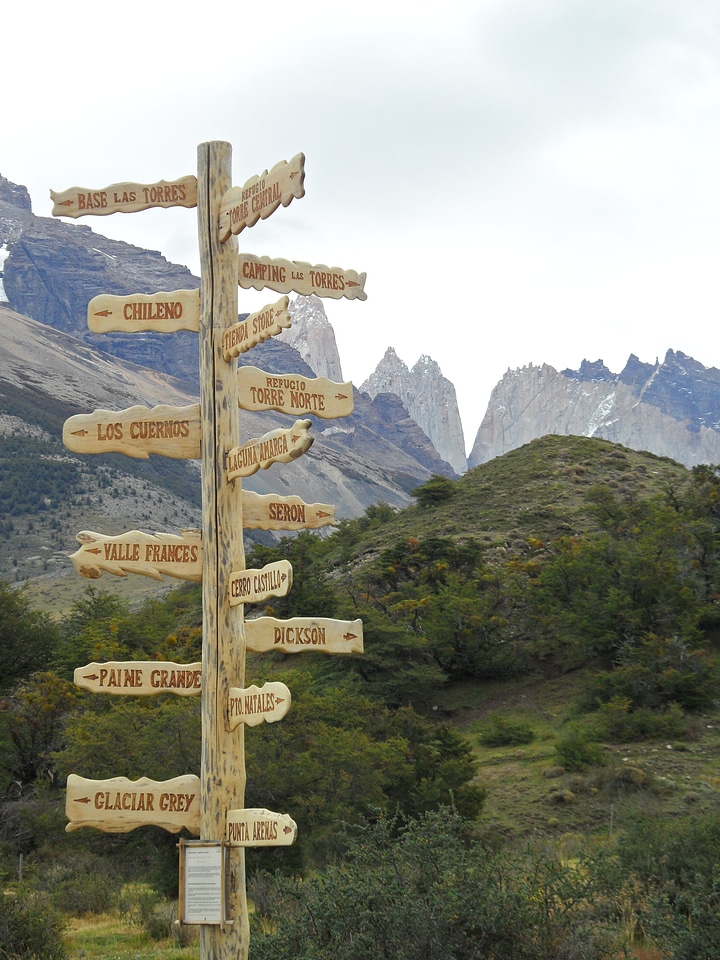 Direction away arrow