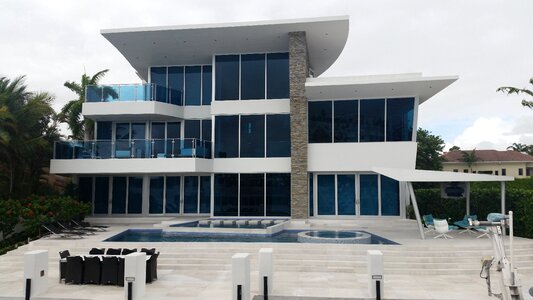 Modern house facade