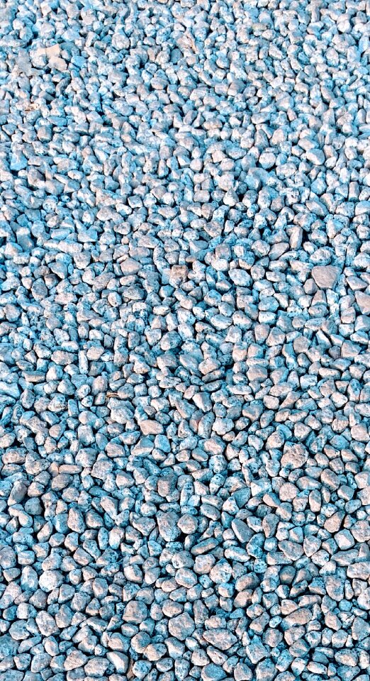 Earth surface blue stones