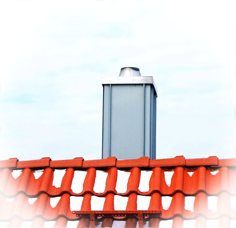 Roof heat chimney cover