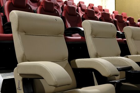Cinema hall cinema chair movie theater seats photo