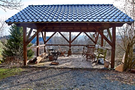 Roof architecture rustic