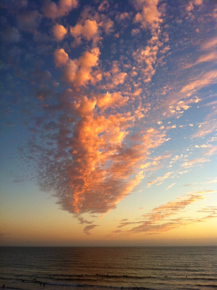 Dawn schönwetter sky