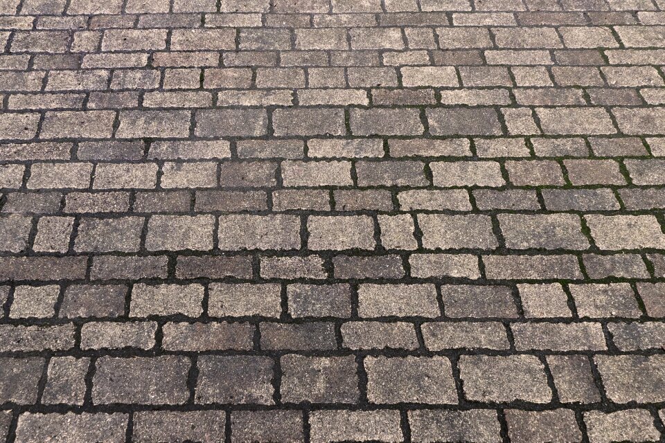 Concrete blocks paved background