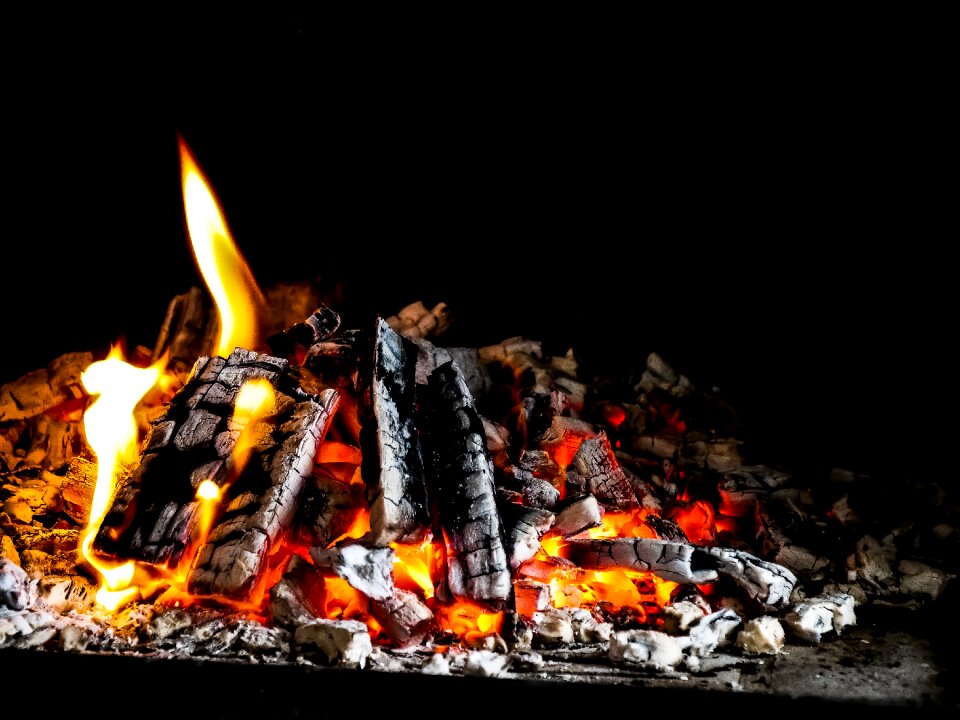 Hot joy fire campfire