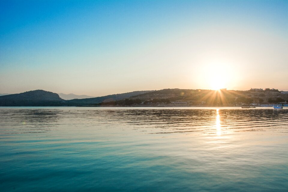 Sun sea dawn