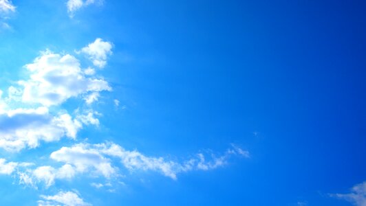 Summer blue sky cloud photo