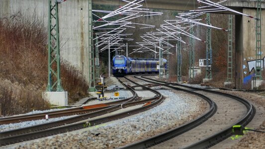 Railway transport system railway line