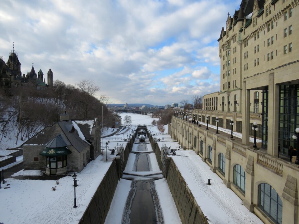 Winter building ottawa