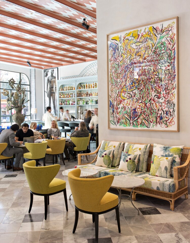 Inside indoors