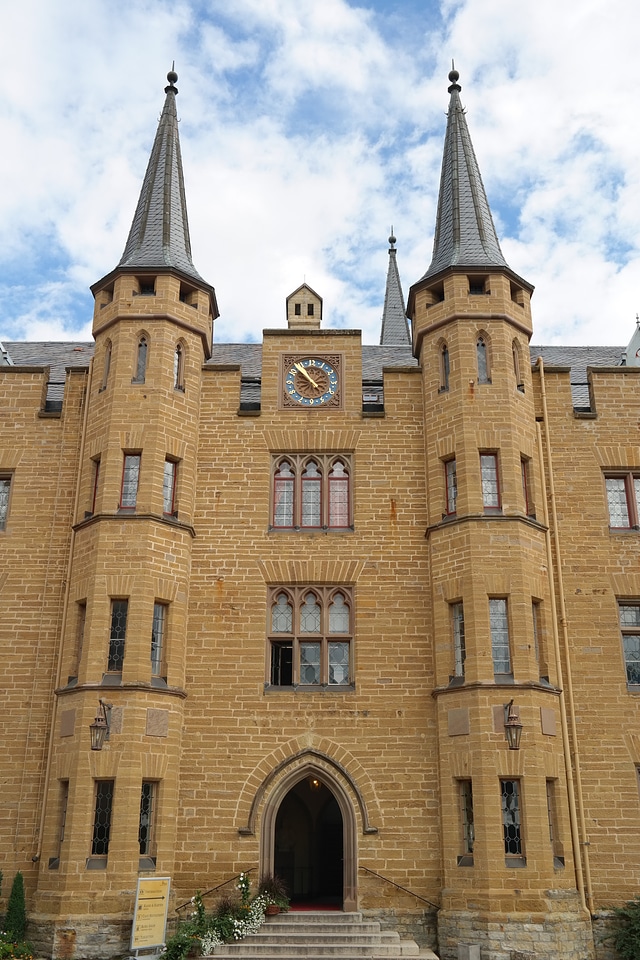 Courtyard hohenzollern castle ancestral castle