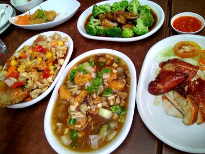 Vegetable dinner luch