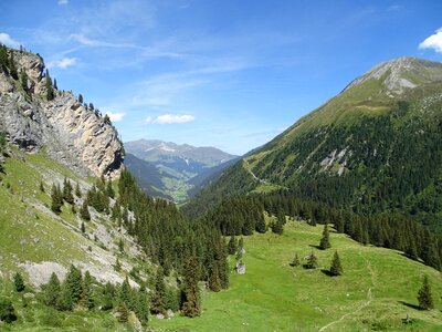 Nature landscape mountain summit