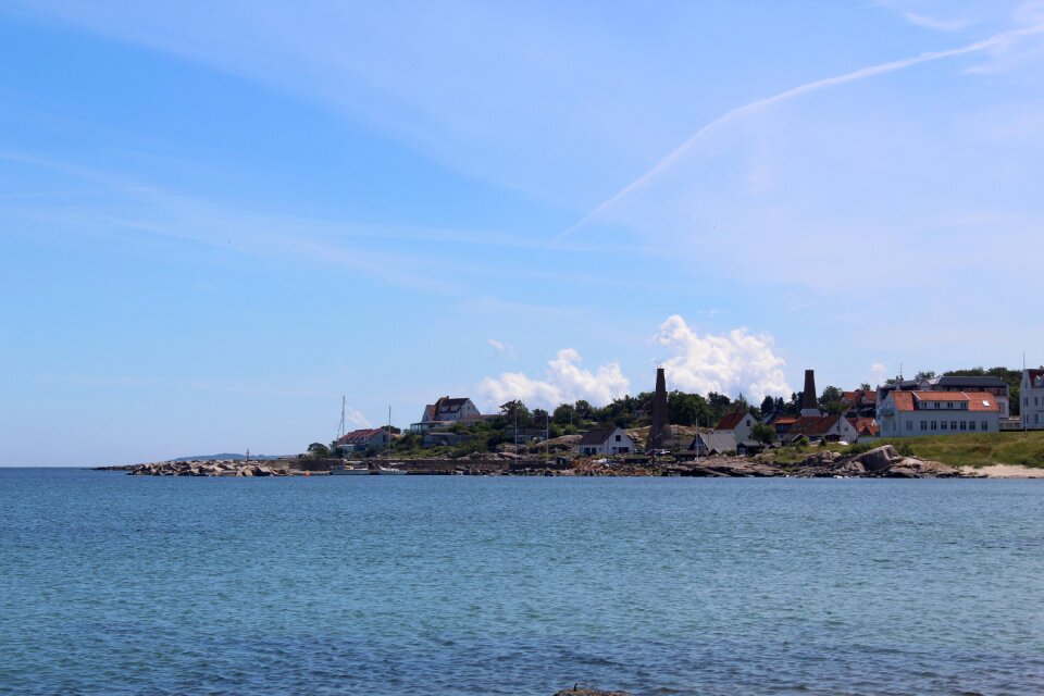 Sea travel panoramic photo