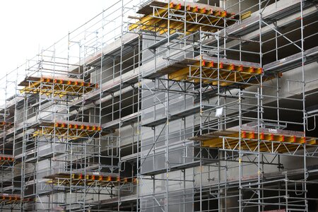 Scaffolding business building photo