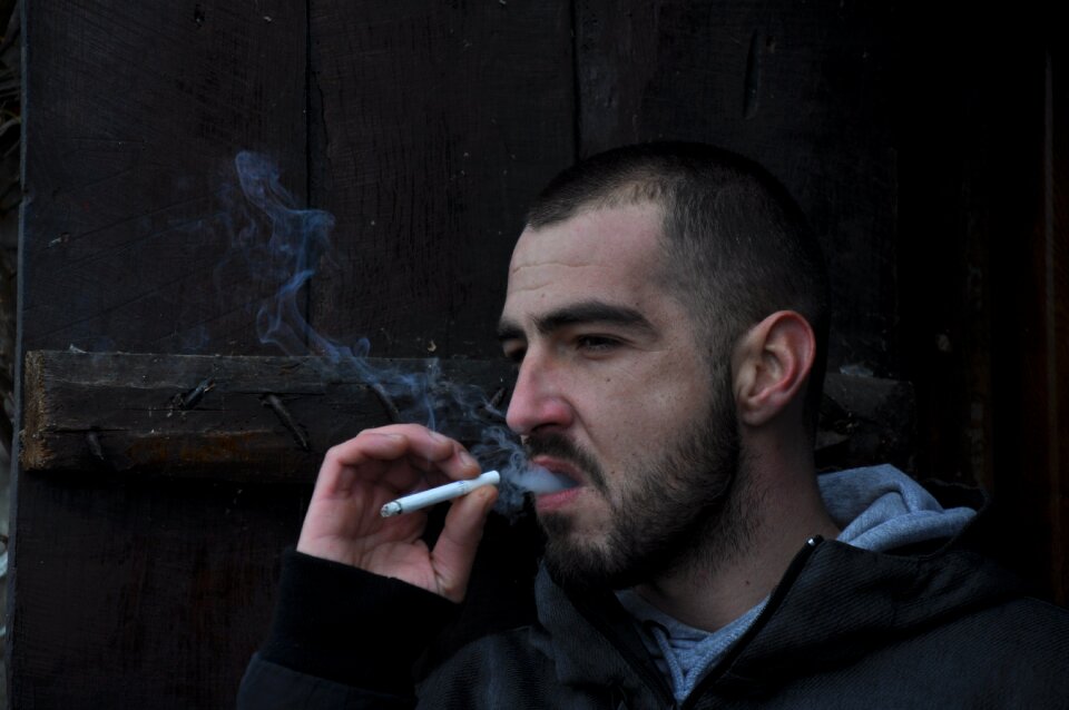 Cigarette man Free photos