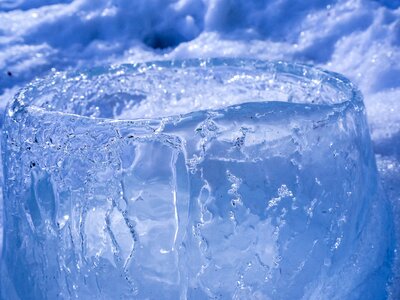 Ice clear nature